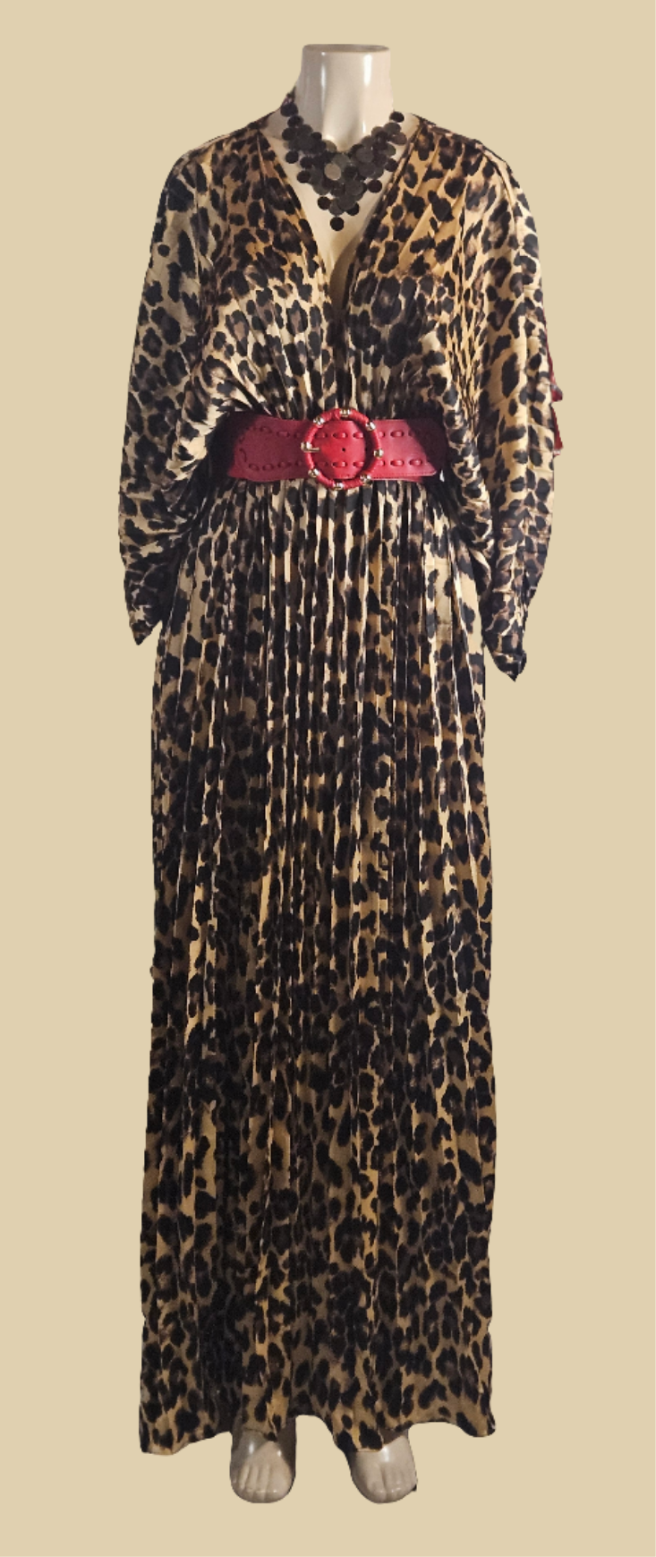 Traje Maxi Animal Print