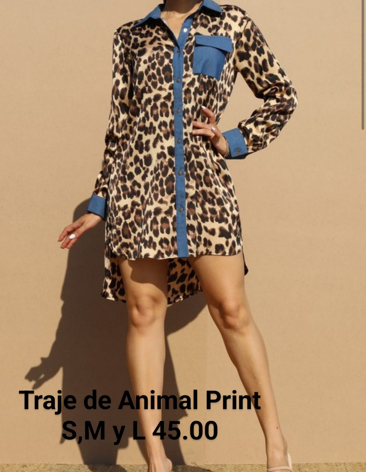 Traje Animal Print